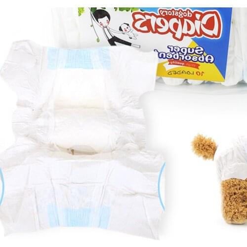 XXS XS S M L XL size 10PCS/Bag Pet Diapers Female Dog Disposable Leakproof Nappies Puppy Super Absorption Physiological Pants