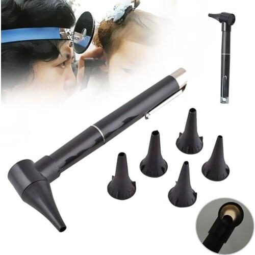 Pro LED Otoscope Magnifying Lens Clinical Flashlight Pen Medical Diagnostic Penlight
