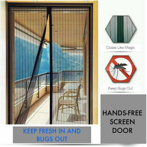 New Anti Mosquito Net Door Magnetic Mesh Door Mosquito Net Curtain Insect Net Door Automatic Closing Door Kitchen Door Curtains