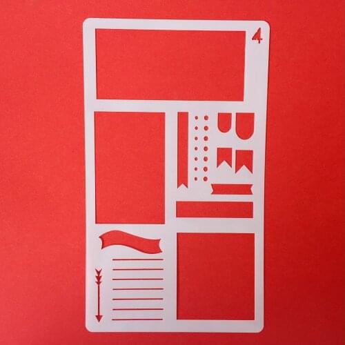 Painting Template Production Mold Accounting Diy Manual Hollowing Out Metal Corner Scrapbooking