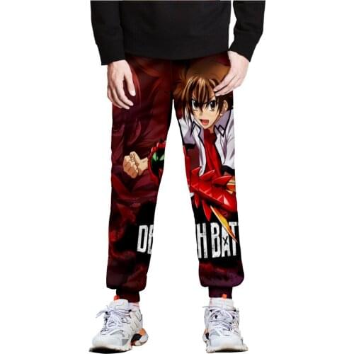 Hot Printing 3D Anime High School DxD Pants Autumn Hip Hop Casual Long Men Women Trousers Casual Boys/Girls Jogging Sweatpants