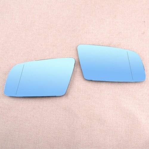 1 Pair Car Side Rearview Wing Heated Mirror Glass 51167065081 51167065082 Fit for BMW 5 6 E60 E61 E63 E64 2004 2005 2006-2010