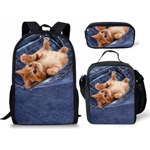 Custom Cute Bulldog Pattern Bag School Bags Boys And Girls School Backpack Students Or Kids Book Bag Lightweight Mochila