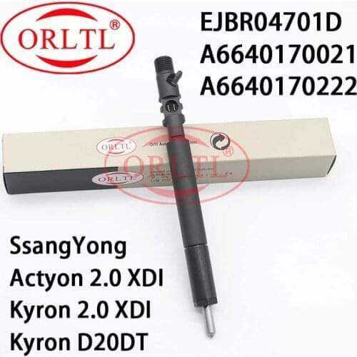 Common Rail Fuel Injector EJBR04701D (A6640170021) Original Injector EJB R04701D Diesel Fuel Injector EJBR0 4701D For SSANGYONG