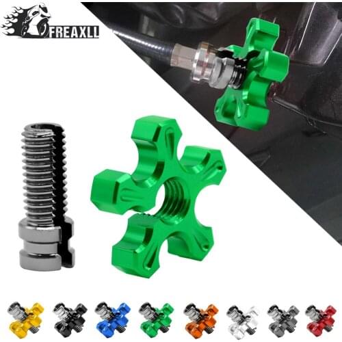Universal Motorcycle CNC Aluminum brakes Clutch Cable Wire Adjuster For YAMAHA YZF R1/R6 YZF-R6 YZF-R1M YZF-R1S YZF600R 450F