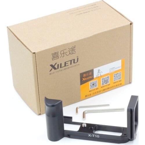 Xiletu LB-XT10 Quick Release L-Bracket Camera Vertical Grip For Fuji Fujifilm X-T10 Arca Swiss Interface 38m