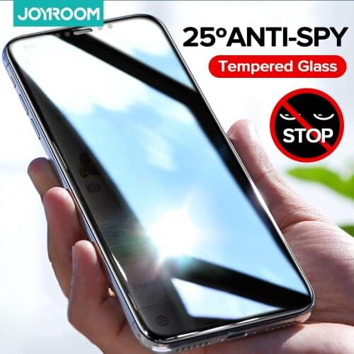 Private Screen Protector For iphone 12 11Pro Max X XS MAX XR Anti-spy Tempered Glass For iPhone 12 mini Privacy Glass Joyroom