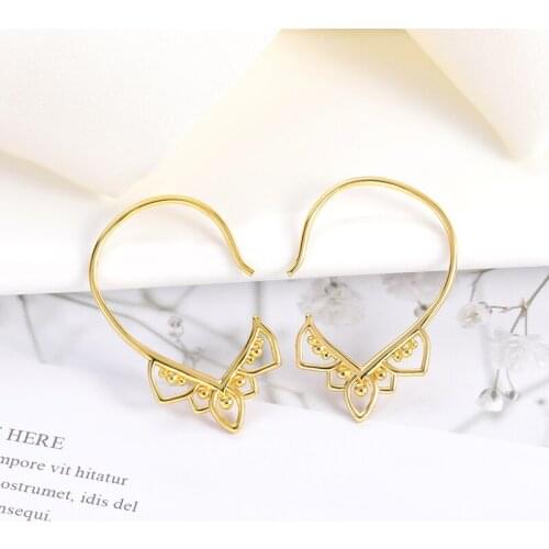 Fashion Statement Earring Geometric Large Earrings For Women Bohemian Wedding Jewerly Gifts 2021 New Trend