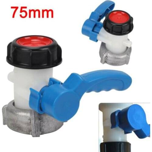 1 * IBC Ball Valve Adapter 75mm DN50 Inlet For Tank IBC Drain Cock Male 2 \\\'\\\' Tank Ball Valve Adapter