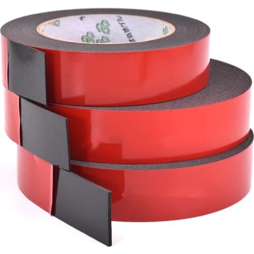 1pcs 0.5mm-3mm thickness Super Strong Double side Adhesive foam Tape for Mounting Fixing Pad Sticky