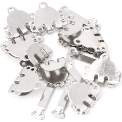 10x Trouser Skirt Hooks + Bars Fasteners For Suit Pants Extenders Tailor Sewing E56C