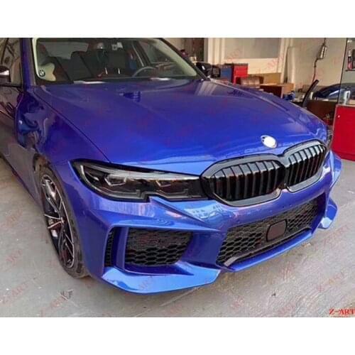 2019 Z-ART M8 front bumper for G20 PP front bumper for all new 3 series PP body kit for G20 retrofit front bumper