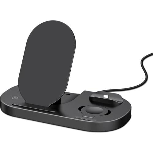 Foldable Phone Charger for iPhone and Watch Airpods Wireless Fast Charger 15W Wireless Charger 3 in 1 Samsung Xiaomi Charger