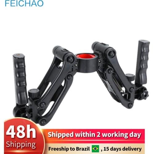 5-Axis Dual Handle Grip Gimbal Stabilizer Spring Shock Absorber Extension Stand 4.5kg for RONIN S SC Crane 2 3 3S LAB Moza Air 2