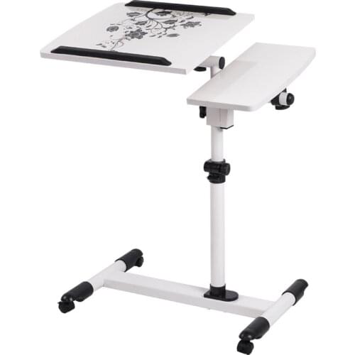 64*40CM Foldable Computer Table Adjustable Portable Laptop Desk Rotate Laptop Bed Table Can be Lifted Standing Desk