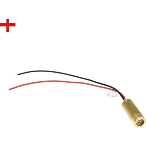 9MM 650NM 5MW red Cross Laser Head 3V 5V laser diode semiconductor laser tube 3V-5V