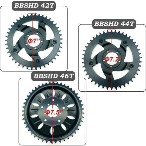 Bafang BBSHD/BBS03 42T 44T 46T Chain Wheel Replacement Chain Guard Bicycle 8fun Center Mid Drive Motor Kits