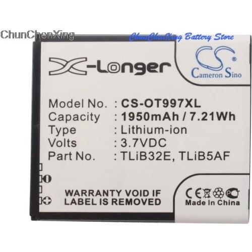 Cameron Sino 1950mAh Battery TLiB5AF for Alcatel Linkzone MW41, MW41TM 4G