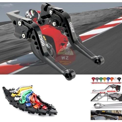For kawasaki Z900 Z 900 de 2017 de 2018 accesorios para motocicleta palancas de freno cortas CNC