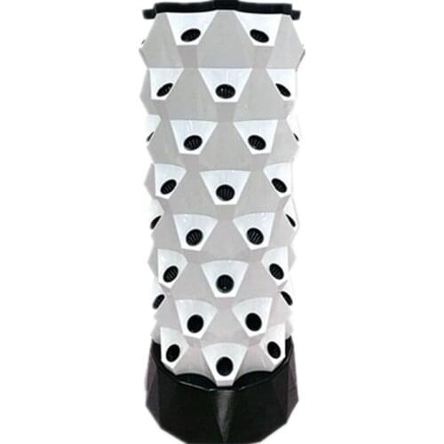 8 Layers Indoor Greenhouse Pineapple Tower Hydroponics Vertical Garden Grow Kits for Planting Herb Vegetables Fruits