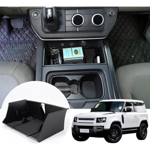 For Land Rover Defender 90 110 20-22 Car Central Control Container Armrest Storage Box Auto Interior Stowing Tidying Accessories