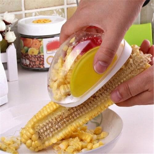 Hot Corn Grinder Creative Practical Hand-held Corn Stripping Storage Tool for Home Kitchen Easy to Use