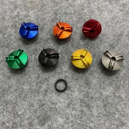 Motorcycle CNC Engine Oil Filter Cup Plug Cover Oil screw cap For TRIUMPH TUTTR ALL BOBBER BONNEVILLE T100 T120 DAYTONA 675 675R