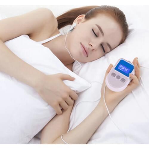 Insomnia Sleep Device Alpha-Stim Sleep Nurse CES Anxiety Relief Increase Alpha Wave Activity Chronic Brain Pian Migraine