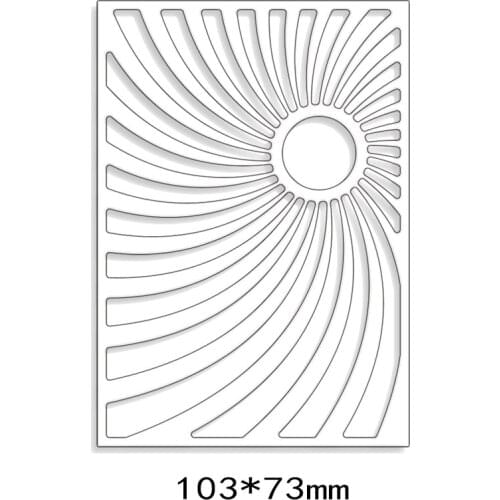 Metal Cutting Dies Irregular figure new for decoration card DIY Scrapbooking stencil Paper Craft Album template Dies 10.3*7.3cm