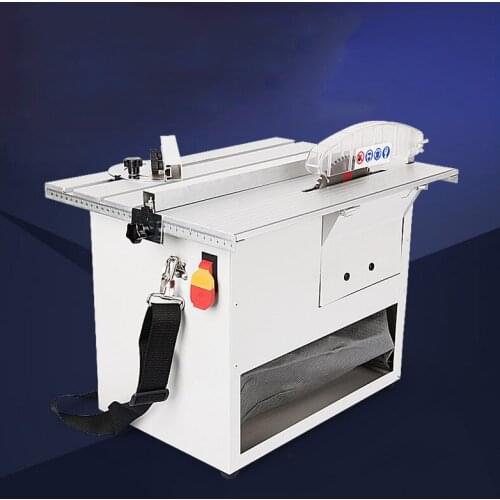 Multifunctional woodworking floor dust-free chainsaw sliding table saw Wood floor dust-free saw multi-function cutting machine