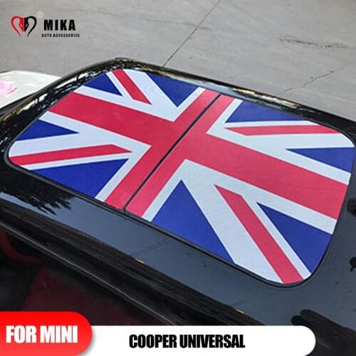 Skylight Stickers For Mini Cooper Universal F55 F56 F60 R55 R56 R60 Protection Sunroof Decals Pattern Car Styling Accessories
