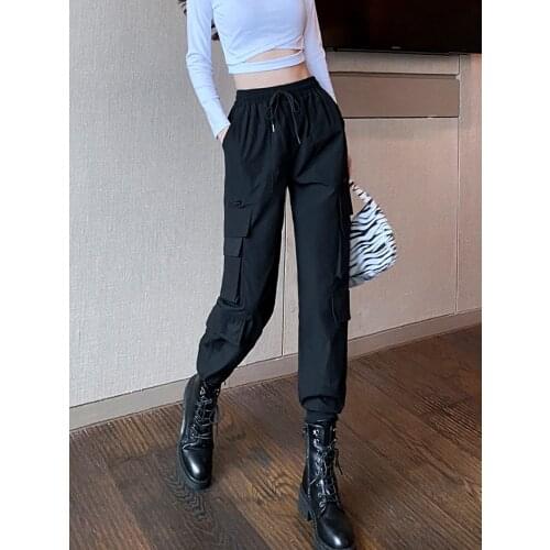 NIJIUDING Women's Straight Trousers