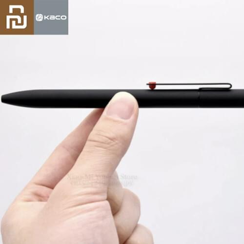 Youpin Kaco Pen Black Blue Red Ink for Mijia NoteBook Kaco Noble Paper PU Leather Card Slot Wallet Book
