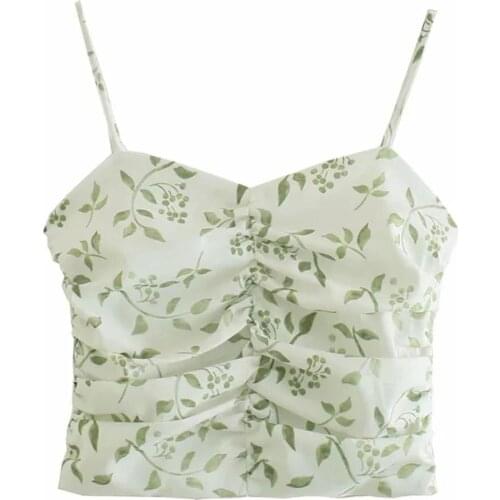 Sexy V Neck Polyester Sleeveless Crop Length Tank Tops DLDD186