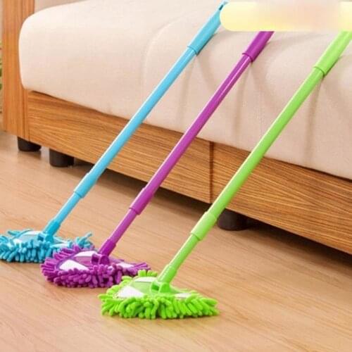 Chenille Mop Washing Mop Dust Brush Home Clean Tools Mini Mop Mini Flat Lazy Mop Wall Household Cleaning Brush