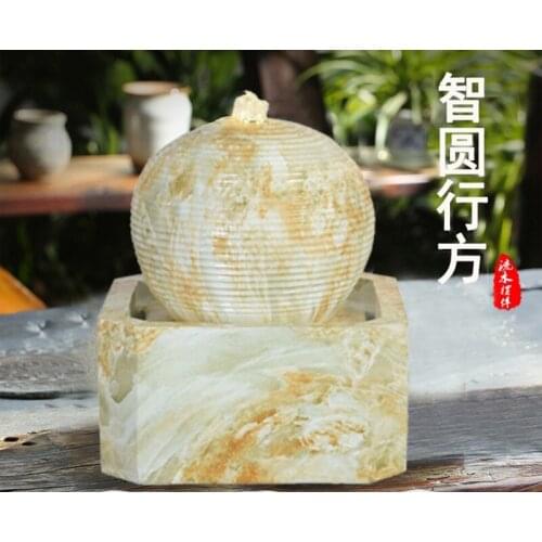 Imitation stone water fountain decoration / humidifier