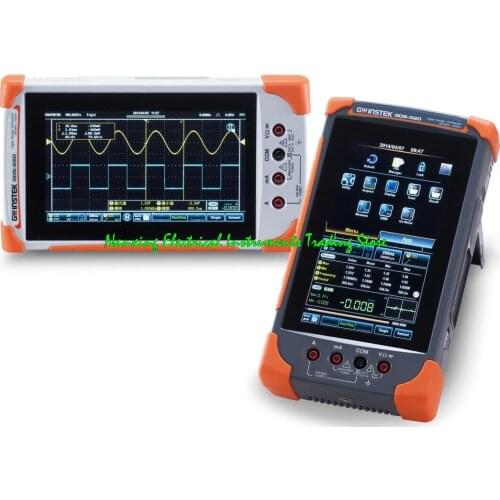 Smart handheld oscilloscope GDS-207/GDS-210/GDS-220 70MHz,100MHZ,200MHz 7 touch screen 2CH, 1M record length