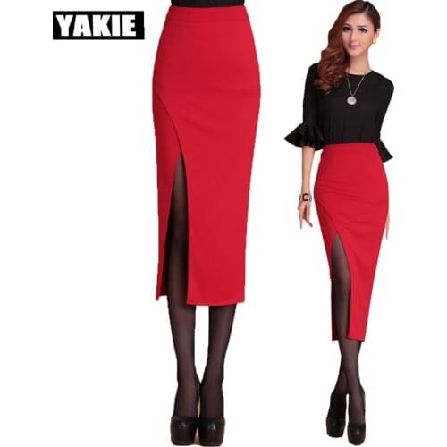 YUKIESUE Midi Pencil Skirts