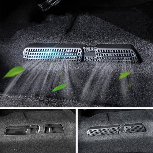 2PCS Seat AC Heat Floor Air Conditioner Duct Vent Outlet Grille Cover Fit For SEAT Ateca 2016 2017 2018 Car Air Outlet Cover