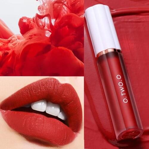 3ml Velvet Lip Gloss Lip Glaze Non-Stick Mist Effect Rich Color Matte Liquid Lipstick Cosmetic Glaze for Beauty