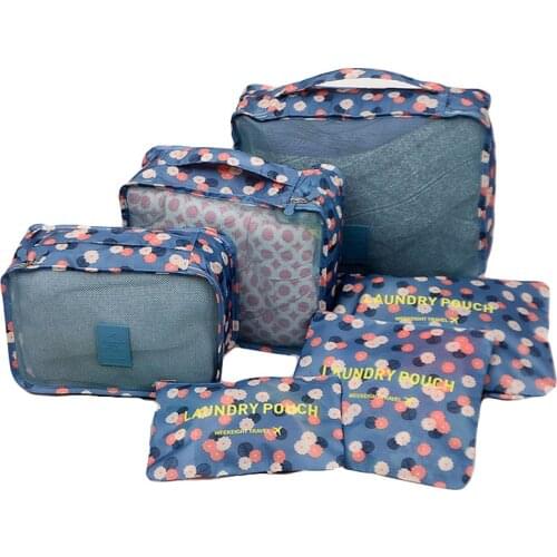 5SET / LOT Travel Luggage Compartmentalize Travel Clothing Storage Bags High quality Luggage Travelling Bag