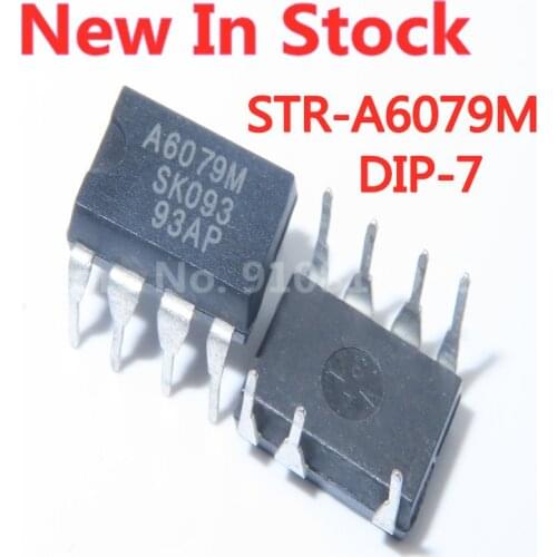 5PCS/LOT A6079M STR-A6079M DIP-7 power management chip IC In Stock NEW original IC