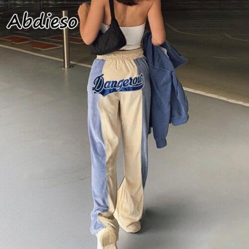 Женские брюки широкие Abdieso China At AliExpress