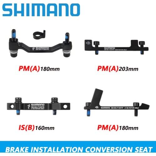 SHIMANO SM-MA Brake ROTOR DISC Adapter 180mm 203mm 160mm PM A Pillars IS B Pillars Brake Disc Bracket adapter For RT86 RT81 RT56
