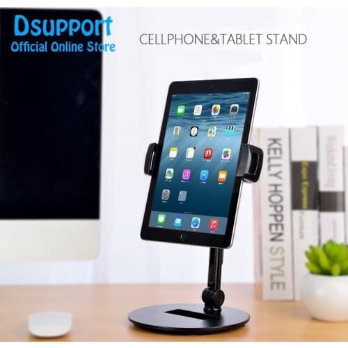 Aluminum Alloy Free adjusting 4-12.9 inch Phone/ Tablet PC Desktop Stand for ipad pro iphone surface book