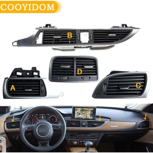 Car Interior Front Dash Center Console A/C Air Vent Outlet For Audi A7 RS7 RS6 A6 C7 2011-2016 4G0941509 4G0819203 4G1820901B