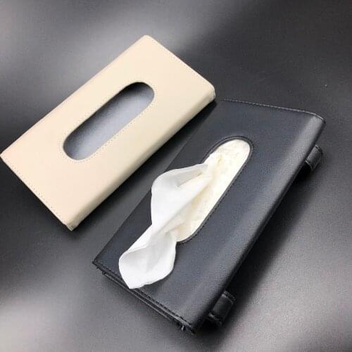 Car Sun visor Tissue Boxes Case For DAIHATSU Kopen Copen DN Trec Compagno Pro U-Space D-base PICO Terios Sirion Yrv Charade Mira