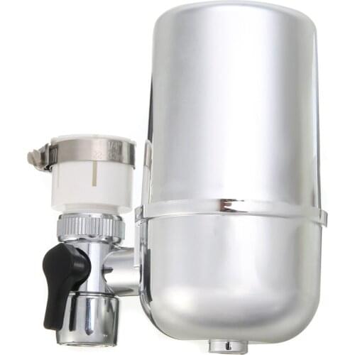 Home Tap Faucet Water Filter Purifier System Kitchen Chrome Faucet Mount Water Purifier Cleaning Tool Drinking Water Filter