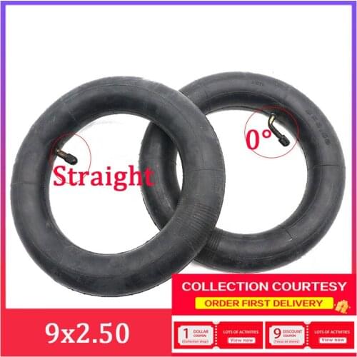 Hot Sale 9 Inch Inner Tube 9x 2.5 Explosion-proof Butyl Rubber Inner Tube for Balancing Car Parts on Electric Scooter