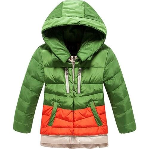 Korean Womens Winter Jacket Fashion Military Coat Women Parkas Hit Color Patchwork Hooded Jackets Plus Size